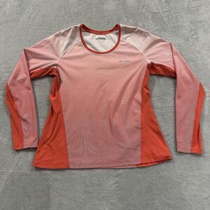 Columbia Women's Long Sleeve Tee - in Corals